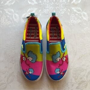 Skechers MarleyJr. Things Run Up Slip-On Shoes Sneakers Kids Girls Size 2.5 NWOT